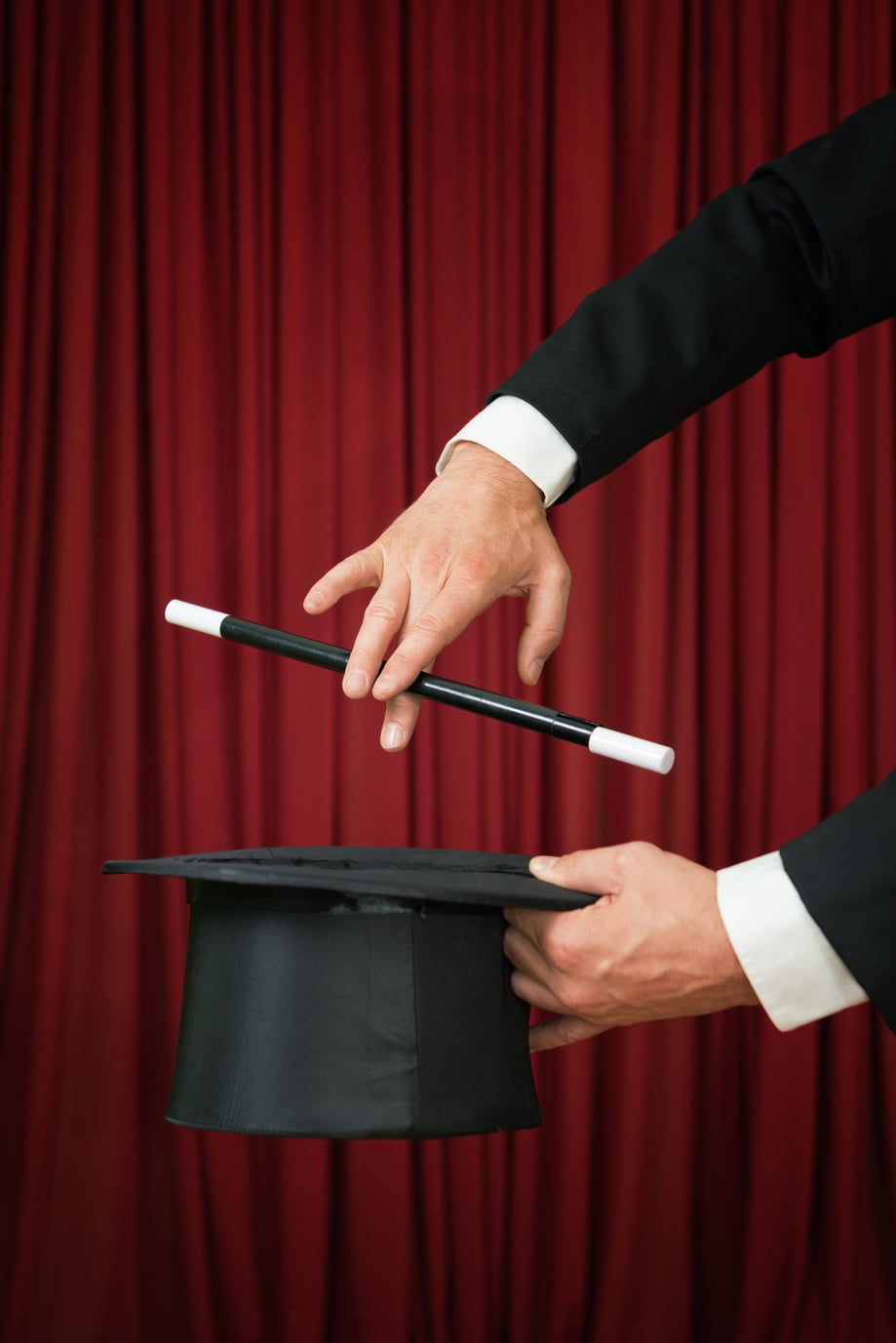 Magician's hands